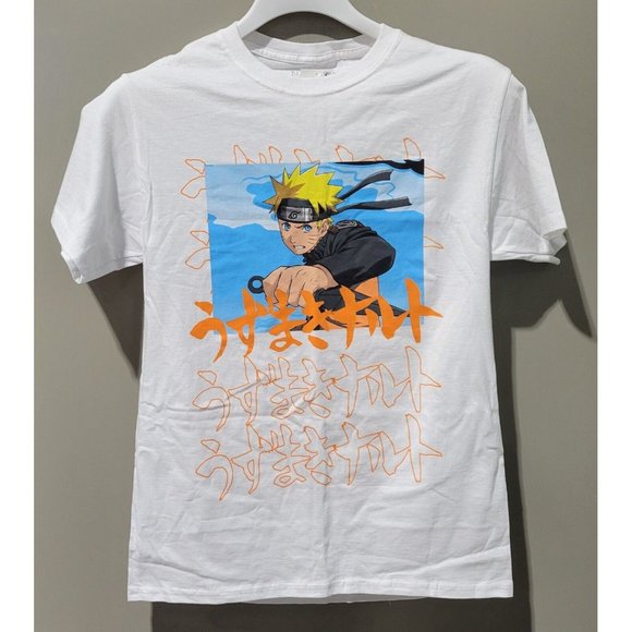 NAME IT T-Shirt Naruto SS Bio Col Rond Garçon - 100% Coton Léger Et Confortable